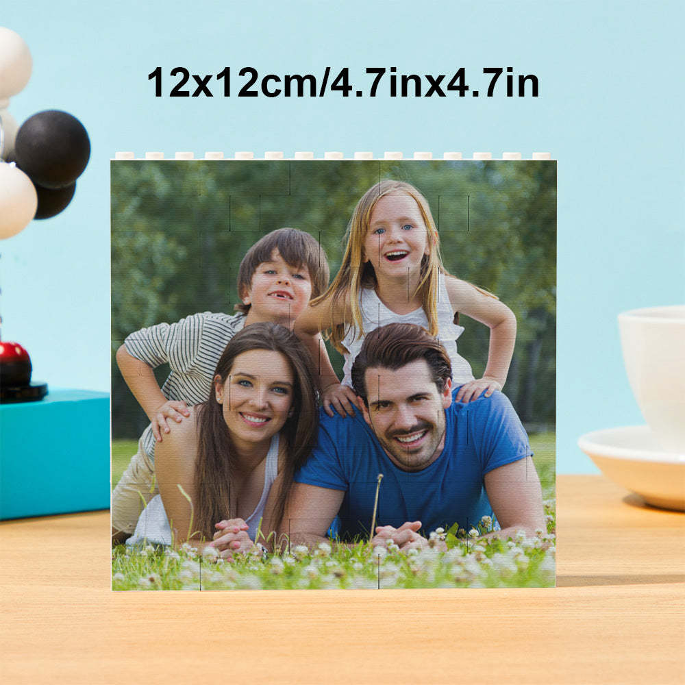 Custom Block Puzzle Personalized Photo Building Brick Multiple Shapes and Sizes Gift for Lover - SantaSocks