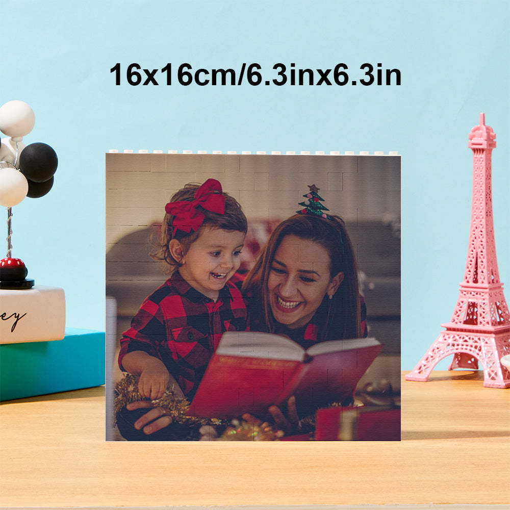 Custom Block Puzzle Personalized Photo Building Brick Multiple Shapes and Sizes Gift for Lover - SantaSocks