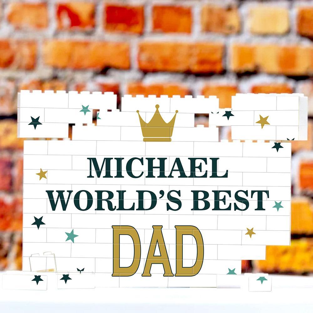 Custom Collage Photo Building Blocks Square Shape Building Bricks Gift for Him