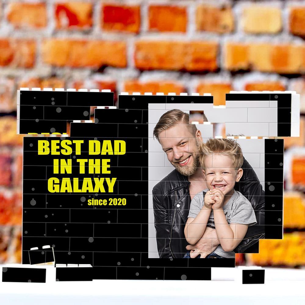 Custom Collage Photo Building Blocks Square Shape Building Bricks Gift for Him