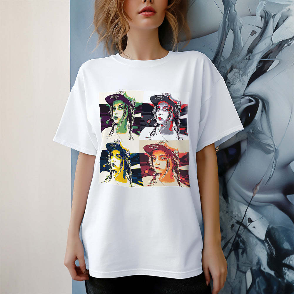 Custom Photo 1990 Vintage T-shirt Personalized Tee - My Photo Socks AU