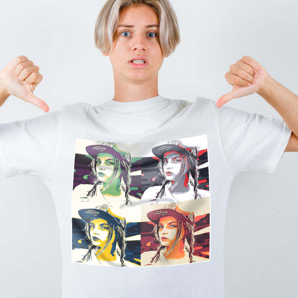 Custom Photo 1990 Vintage T-shirt Personalized Tee - My Photo Socks AU