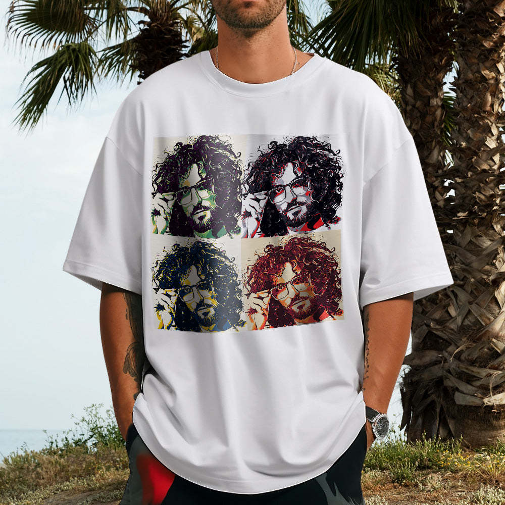 Custom Photo 1990 Vintage T-shirt Personalized Tee - My Photo Socks AU