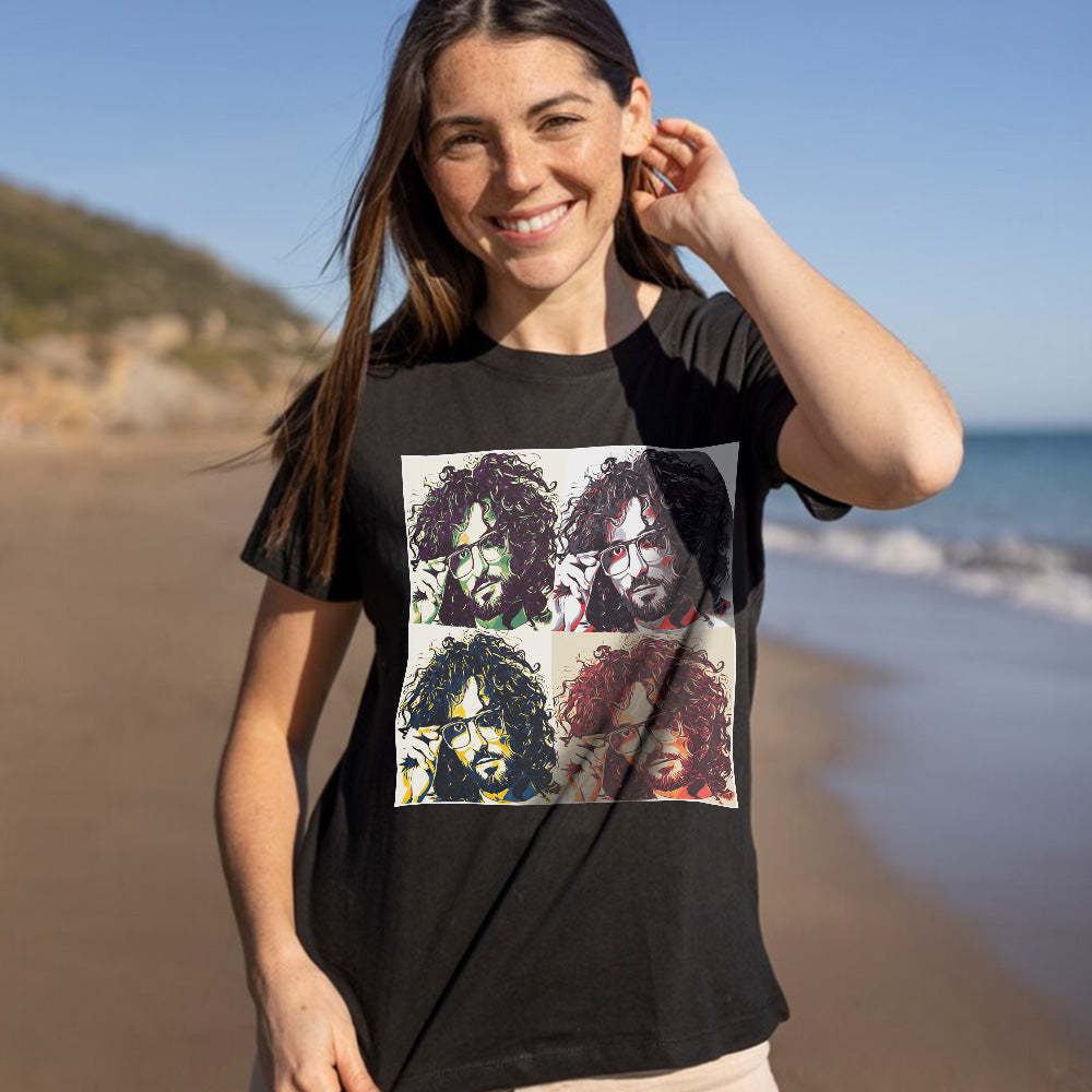 Custom Photo 1990 Vintage T-shirt Personalized Tee - My Photo Socks AU