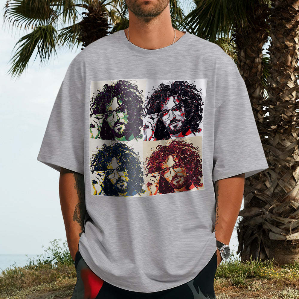 Custom Photo 1990 Vintage T-shirt Personalized Tee - My Photo Socks AU
