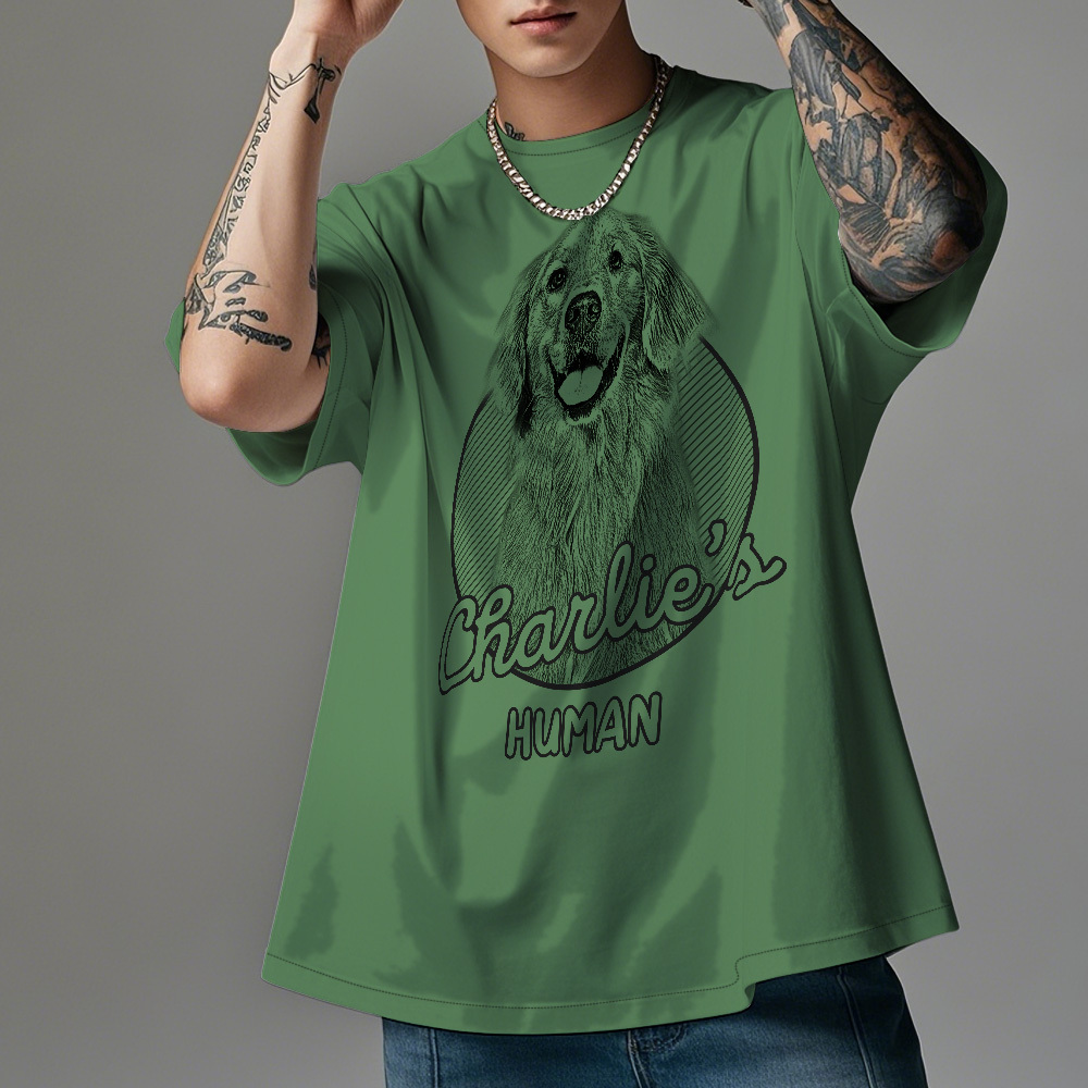 Custom Photo Vintage T-shirts Cute Pets Photo Tee Unique Gifts - MyPhotoSocksAu