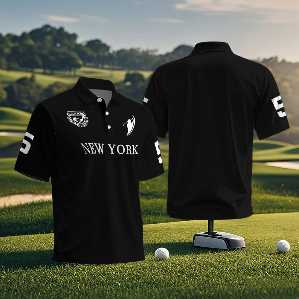 Custom Face Polo Teal Logo Hawaii Palm Trees Performance Golf Polo Shirt Gift - MyPhotoSocksAu