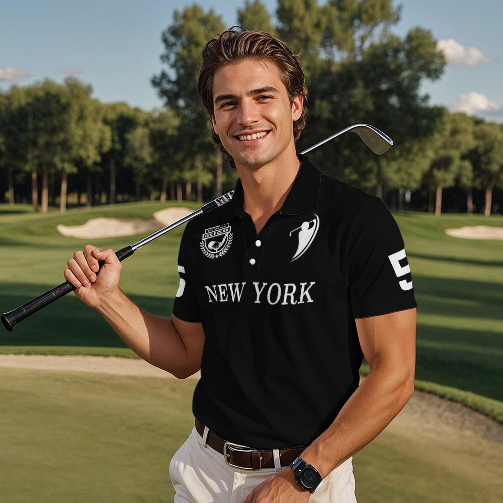 Custom Face Polo Teal Logo Hawaii Palm Trees Performance Golf Polo Shirt Gift - MyPhotoSocksAu