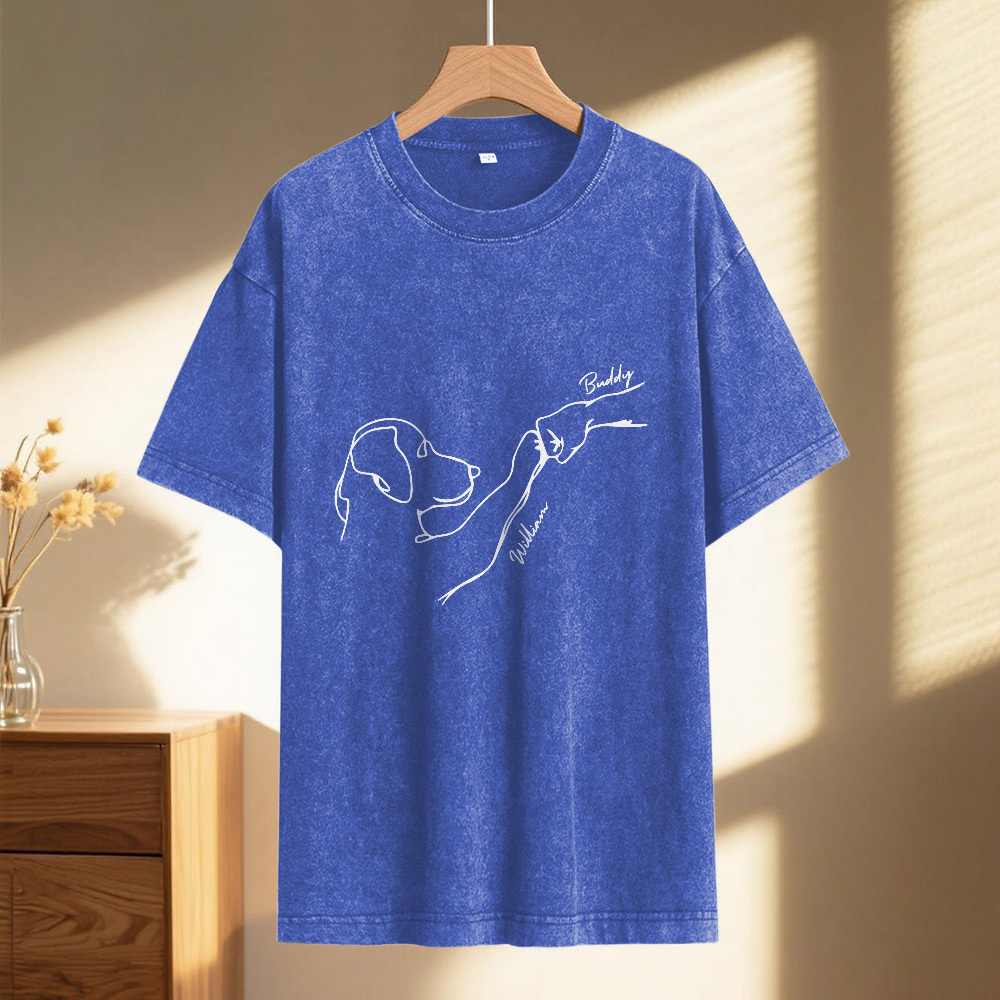 Custom Pet Name Mash T-Shirt Personalized Multicolor Dad Funny Shirt Gift - MyPhotoSocksAu