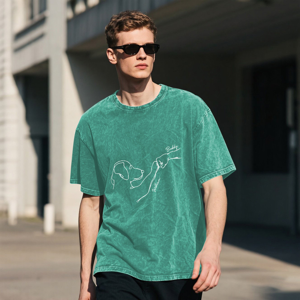 Custom Pet Name Mash T-Shirt Personalized Multicolor Dad Funny Shirt Gift - MyPhotoSocksAu