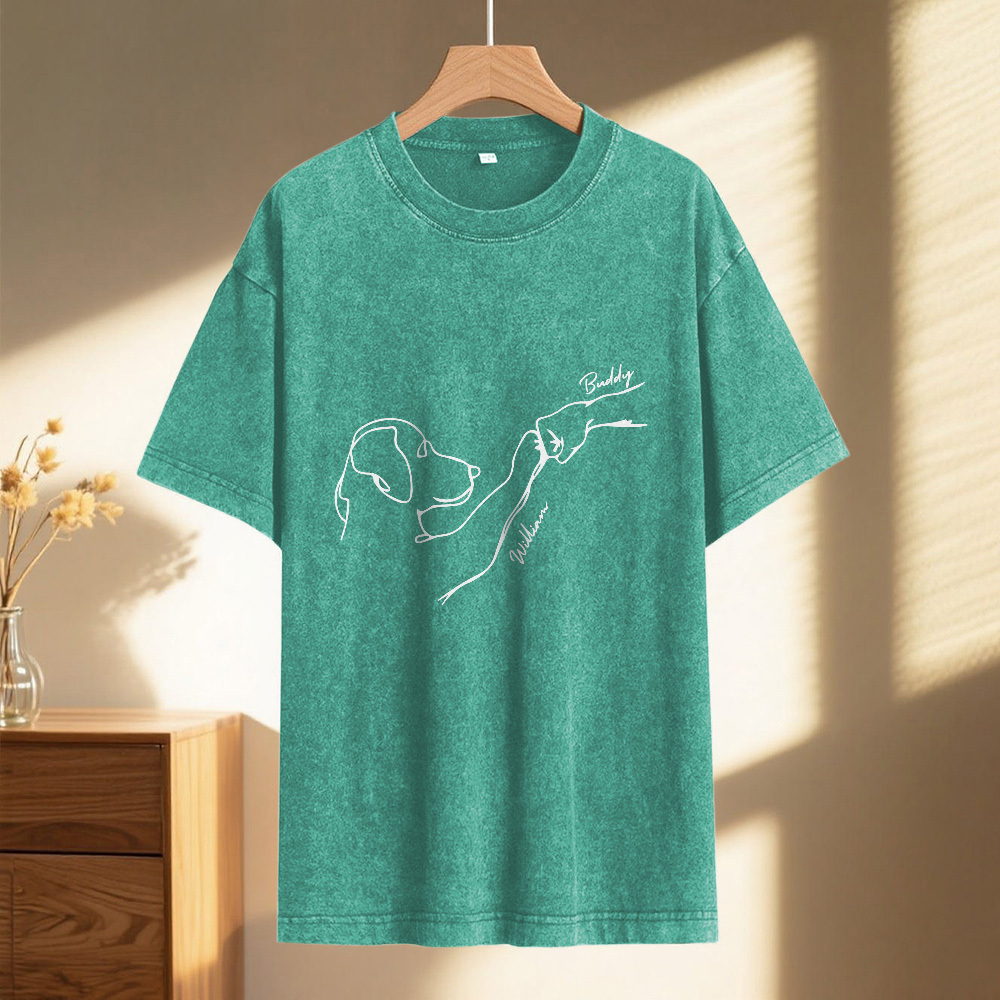 Custom Pet Name Mash T-Shirt Personalized Multicolor Dad Funny Shirt Gift - MyPhotoSocksAu