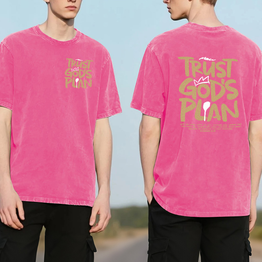 Faith-Inspired T-Shirt – "Trust the Journey" Crown Graphic Tee | Positive Message Shirt for Everyday Confidence - MyPhotoSocksAu