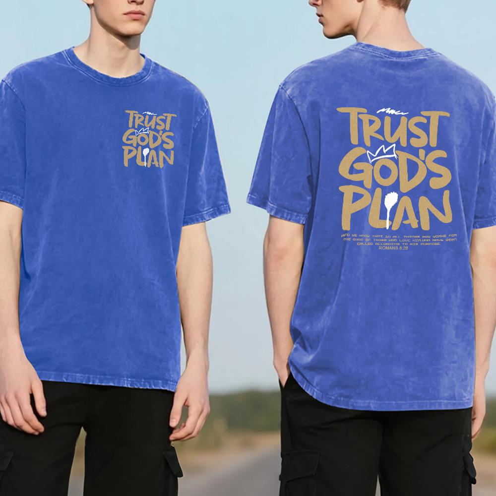 Faith-Inspired T-Shirt – "Trust the Journey" Crown Graphic Tee | Positive Message Shirt for Everyday Confidence - MyPhotoSocksAu