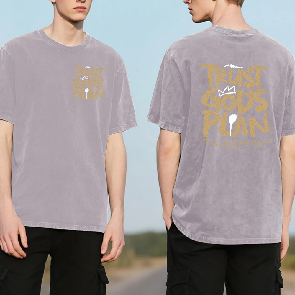 Faith-Inspired T-Shirt – "Trust the Journey" Crown Graphic Tee | Positive Message Shirt for Everyday Confidence - MyPhotoSocksAu