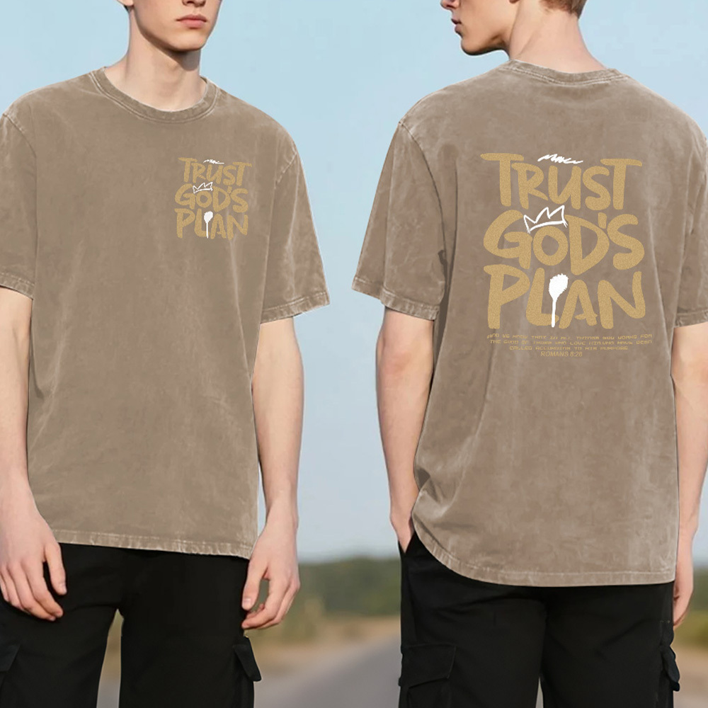 Faith-Inspired T-Shirt – "Trust the Journey" Crown Graphic Tee | Positive Message Shirt for Everyday Confidence - MyPhotoSocksAu