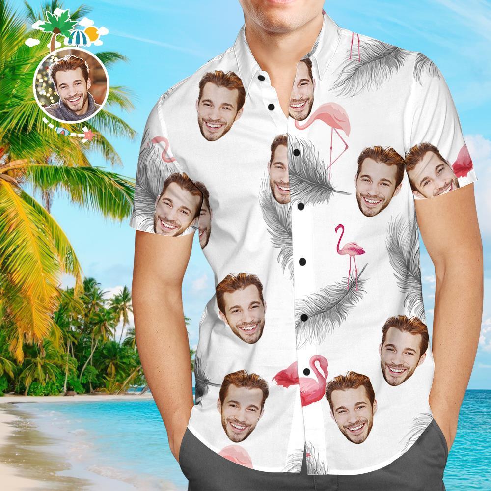 Custom Hawaiian Shirt with Dog Face Custom Photo Hawaiian Shirt Custom Tropical Shirt - My Photo Socks AU