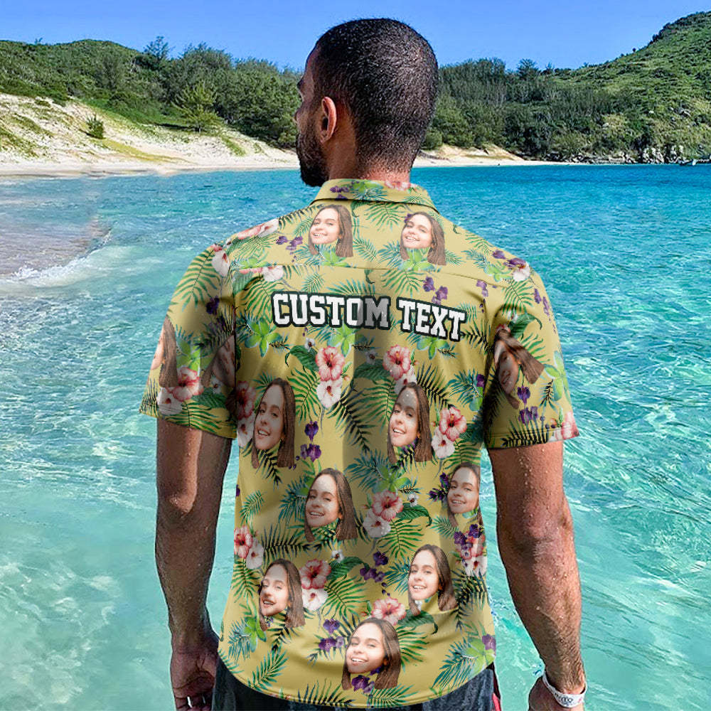 Custom Hawaiian Shirts Beer and Cheers Online Preview Personalized Aloha Beach Shirt For Men - My Photo Socks AU