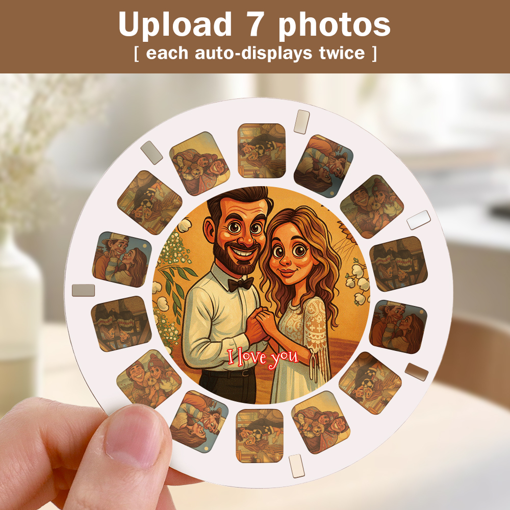 Personalized 3D Viewfinder Reel for - Customize with Your Photos