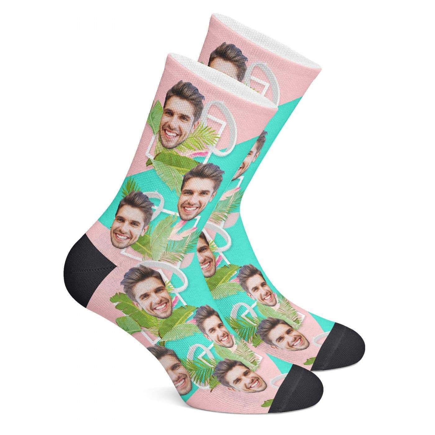 Custom Miami Socks - MyPhotoSocksAU