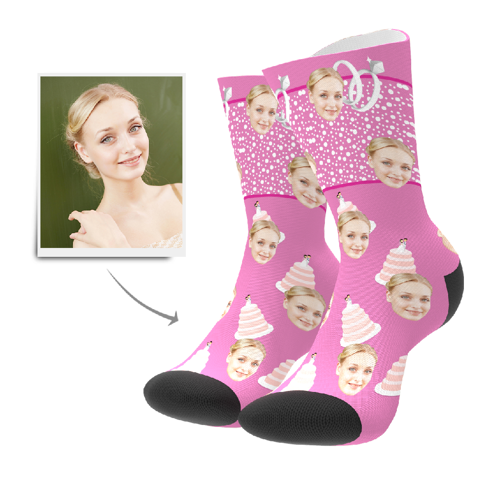 Custom Cake Socks - MyPhotoSocksAU