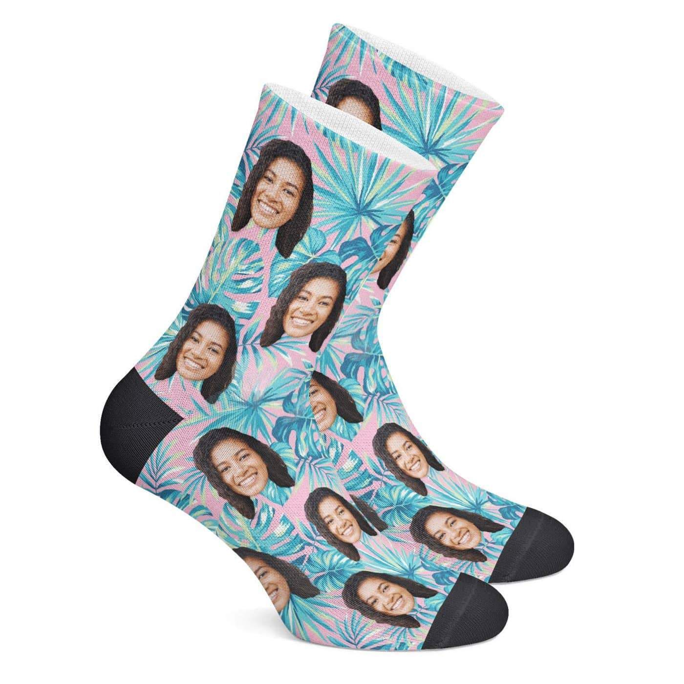 Custom Tropical Socks - MyPhotoSocksAU