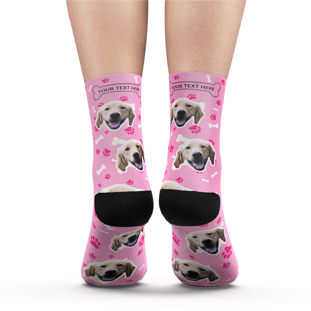 Custom Photo Socks Dog Face Socks