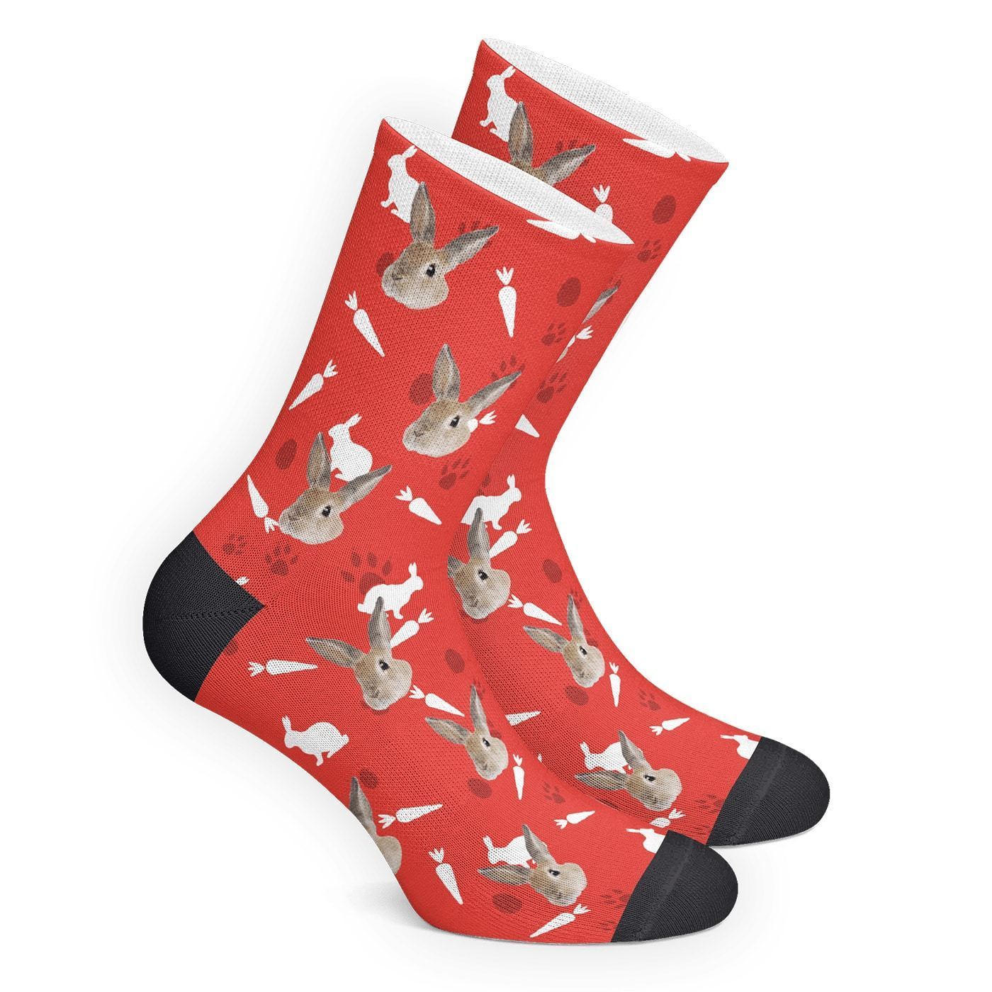 Custom Bunny Socks - MyPhotoSocks