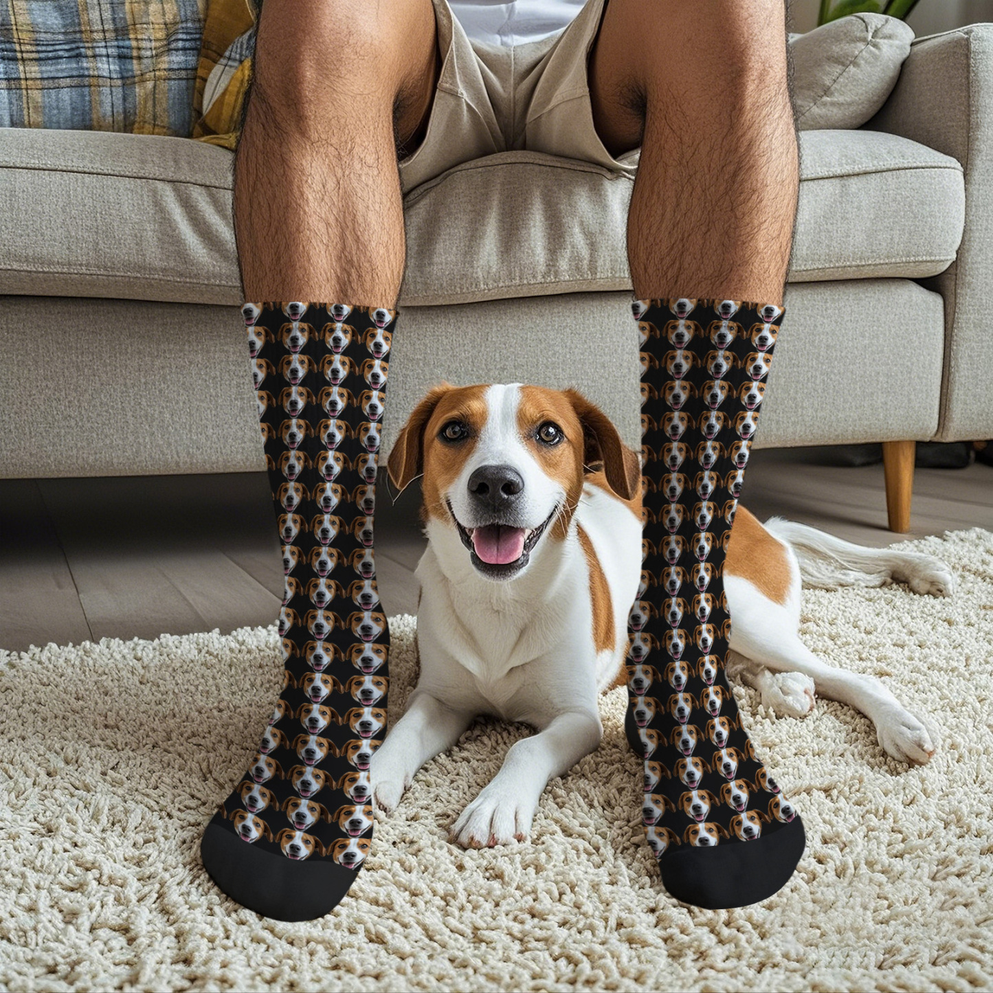 Custom Full Face Photo Printed Socks Personalized Custom Designs Best Gift Idea - MyPhotoSocksAu