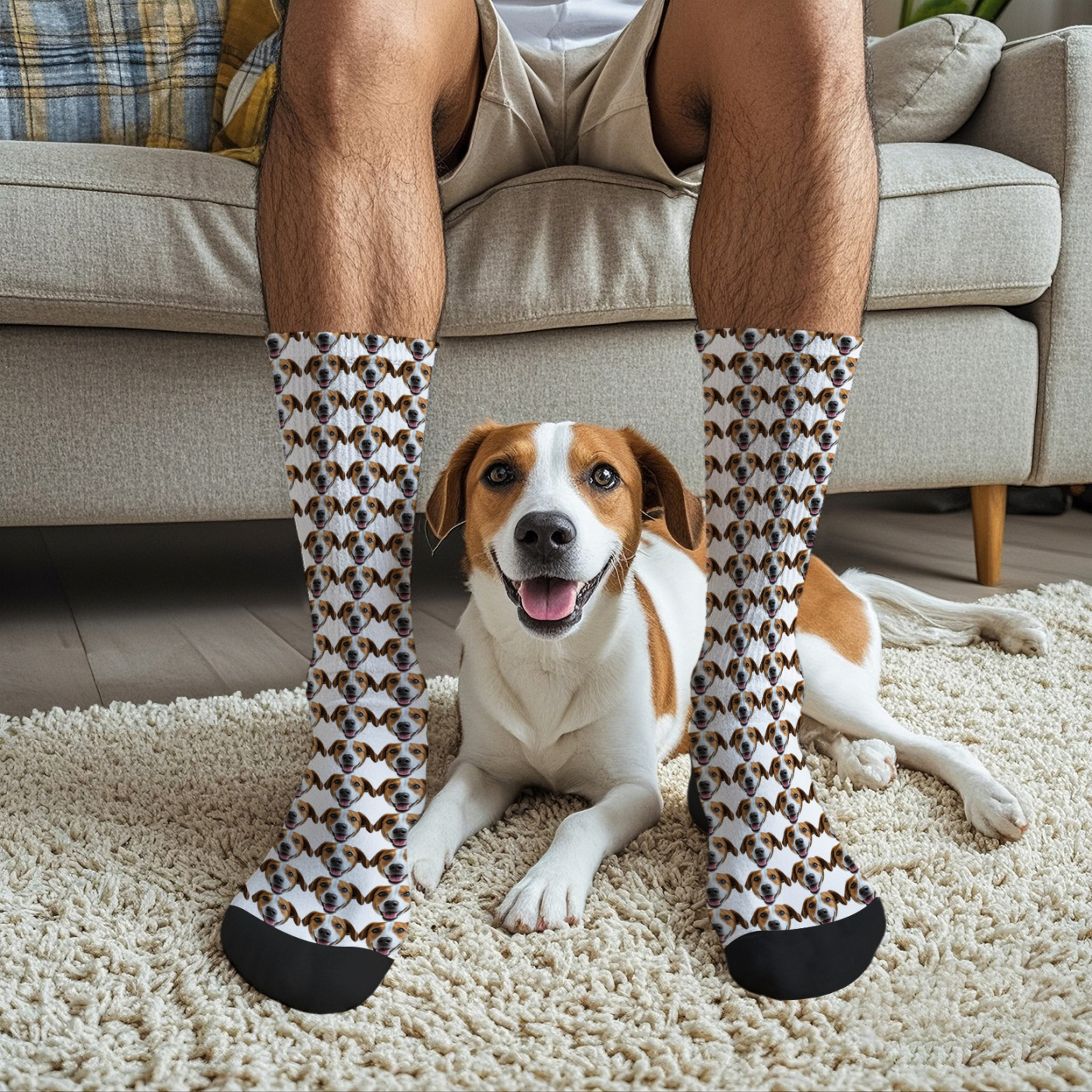 Custom Full Face Photo Printed Socks Personalized Custom Designs Best Gift Idea - MyPhotoSocksAu