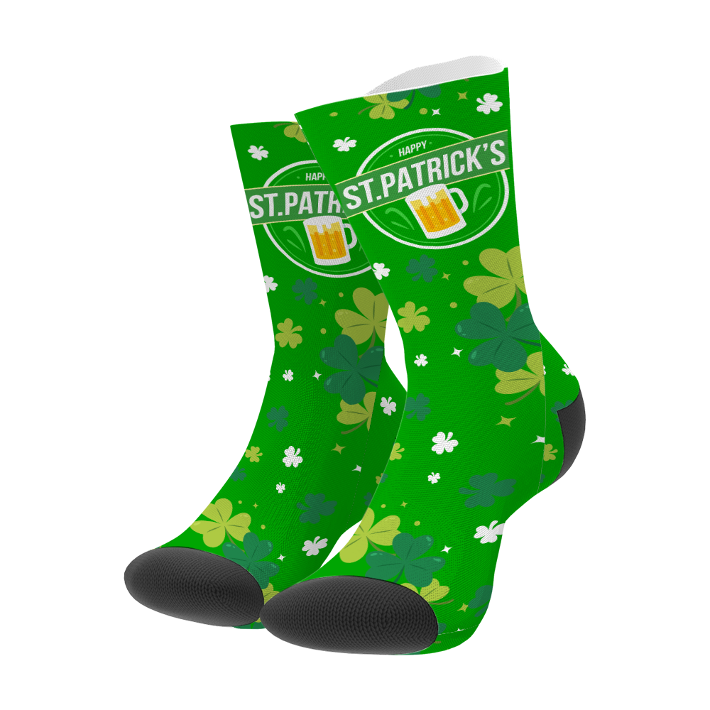 Custom Photo Socks St. Patrick's Day Face Socks- Personalized Gifts.