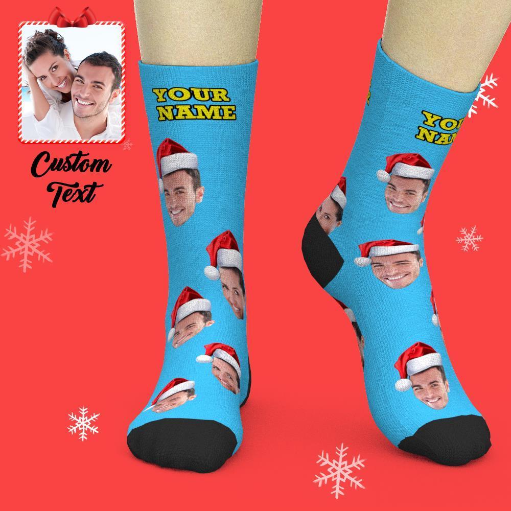 Printed In AU Custom Face Socks Add Pictures Socks