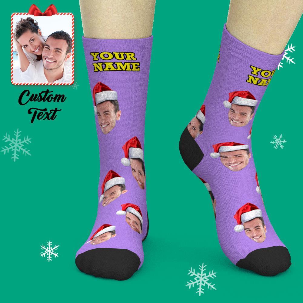 Printed In AU Custom Face Socks Add Pictures Socks
