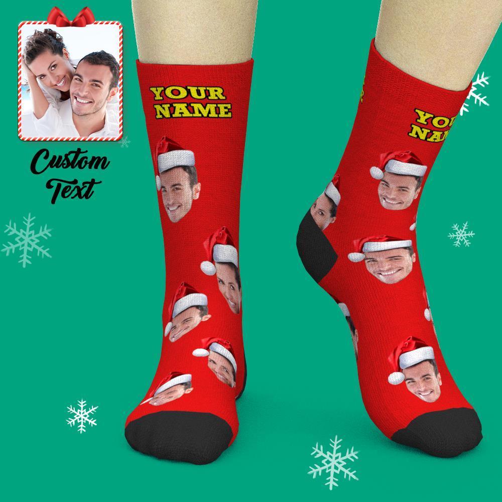 Printed In AU Custom Face Socks Add Pictures Socks