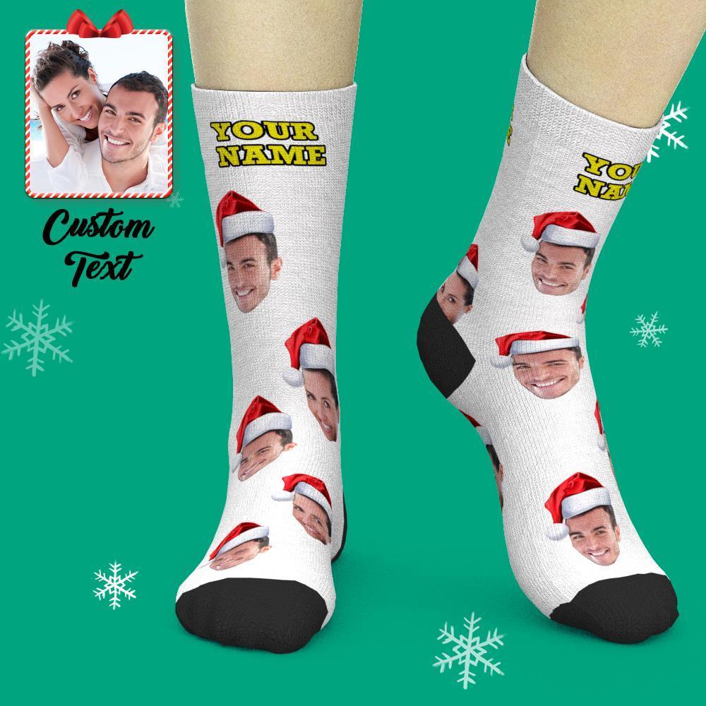 Printed In AU Custom Face Socks Add Pictures Socks
