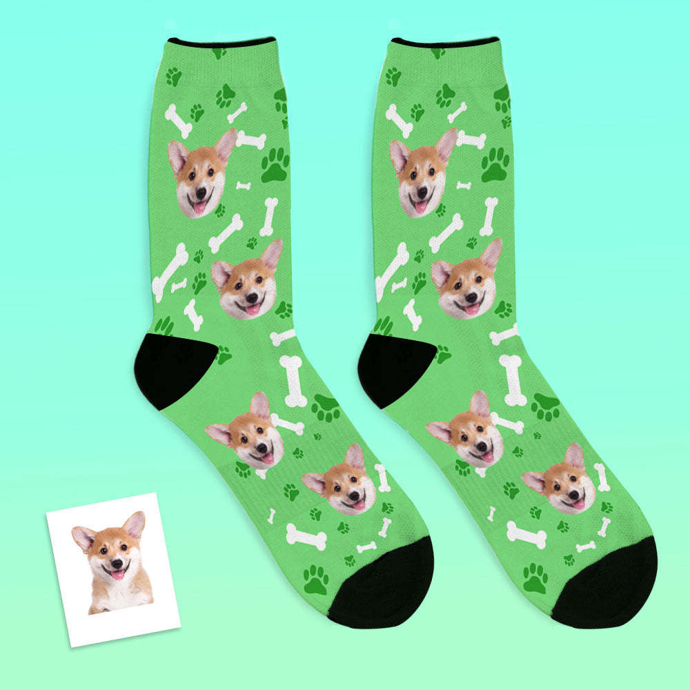 Custom Breathable Face Socks Dog Face Socks