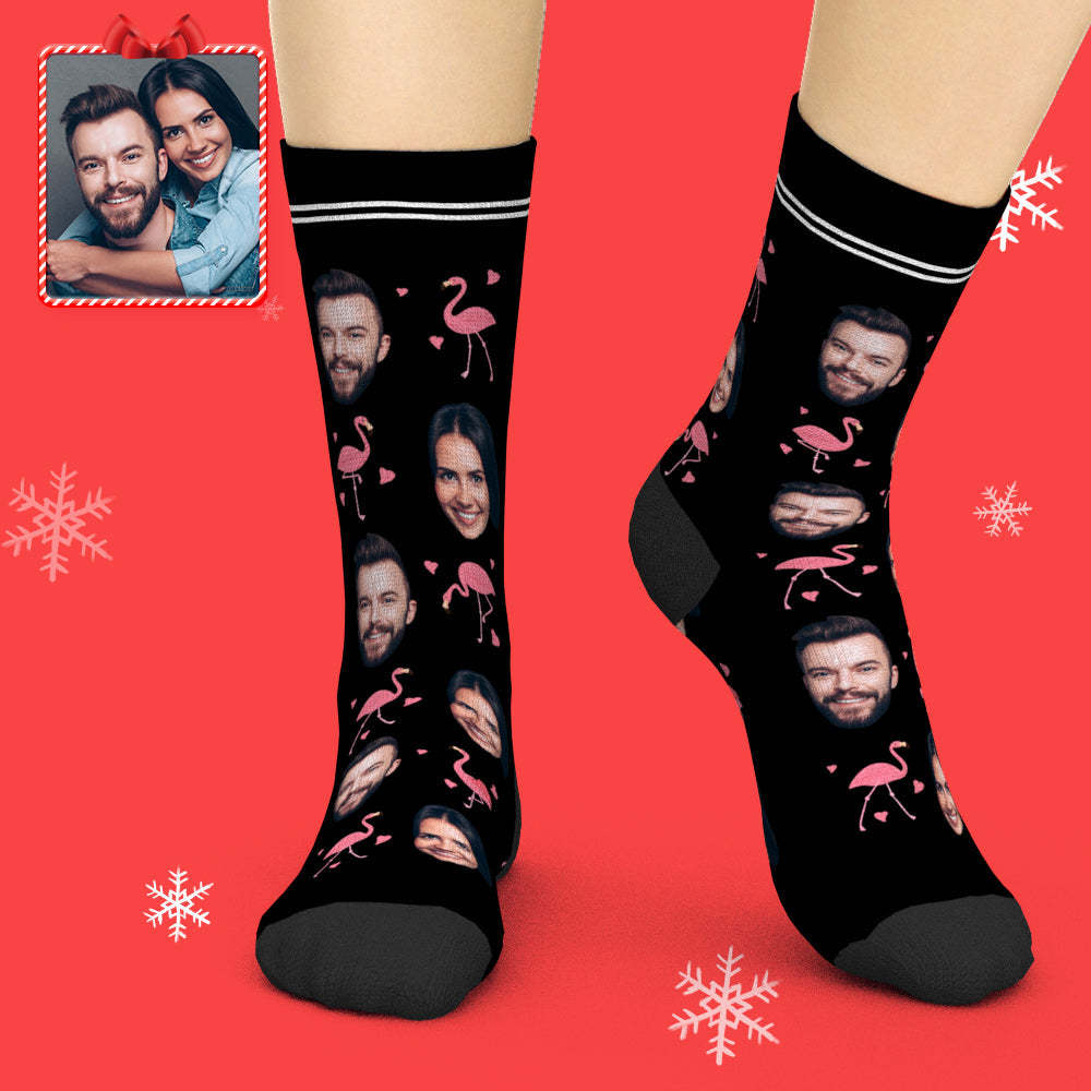 Printed In AU Custom Face Socks Add Pictures Socks