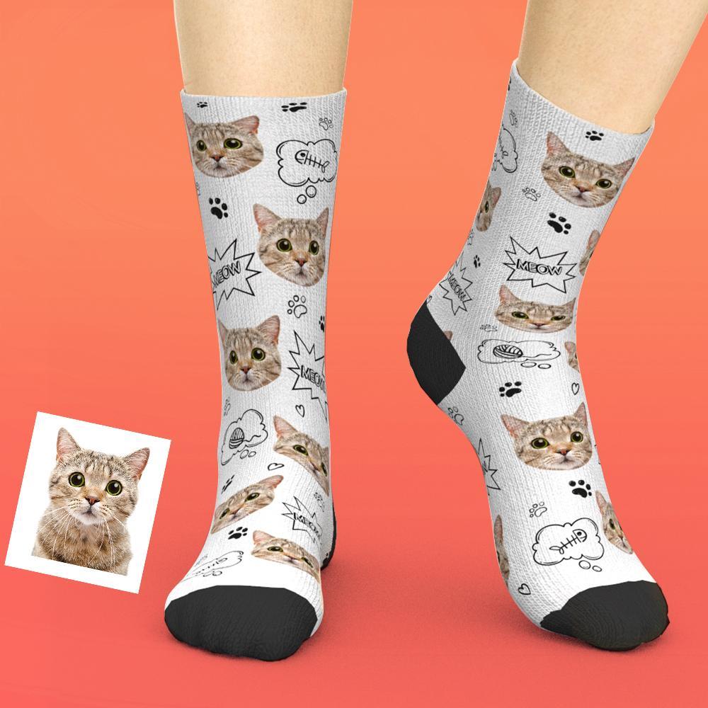 Printed In AU Custom Face Socks Add Pictures and Name My Face Socks Ca