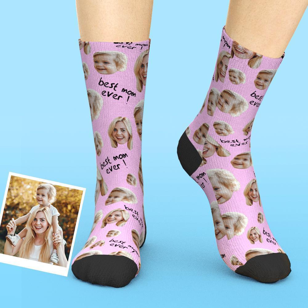 Printed In AU Custom Face Socks Add Pictures Socks