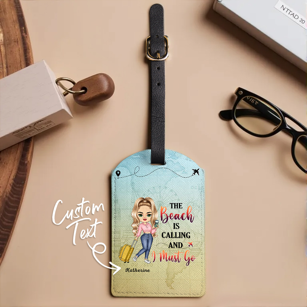 Personalized Luggage Tag Just A Girl Boy Who Loves Traveling Gift For Traveling Lovers - MyPhotoSocksAu