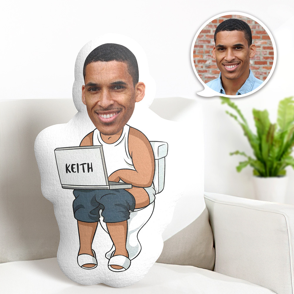 Custom Funny Face Photo Pillow Funny  Doing Pillow - MyPhotoSocksAu