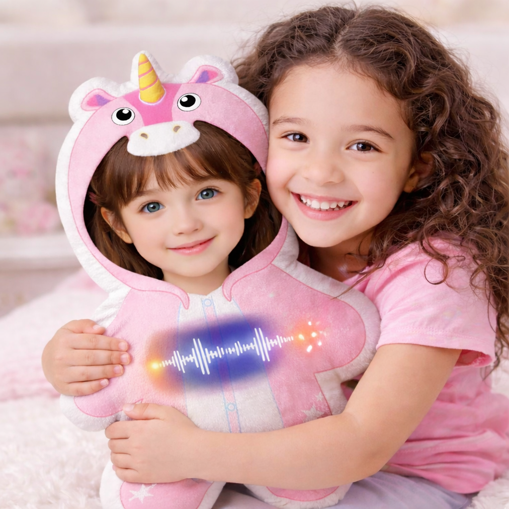 AI Talking Interactive Pillow, Smart Storytelling Singing Minime Pillow Gift , Educational Emotional Companion, Real-Time Voice AI Toys for Kids Age 3+ - MyPhotoSocksAu
