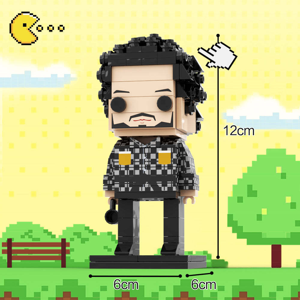 Custom Brick Figures Full Body Customizable 1 Person Small Particle Block Toy Brick Me Figures Funny Boy - MyPhotoSocksAu