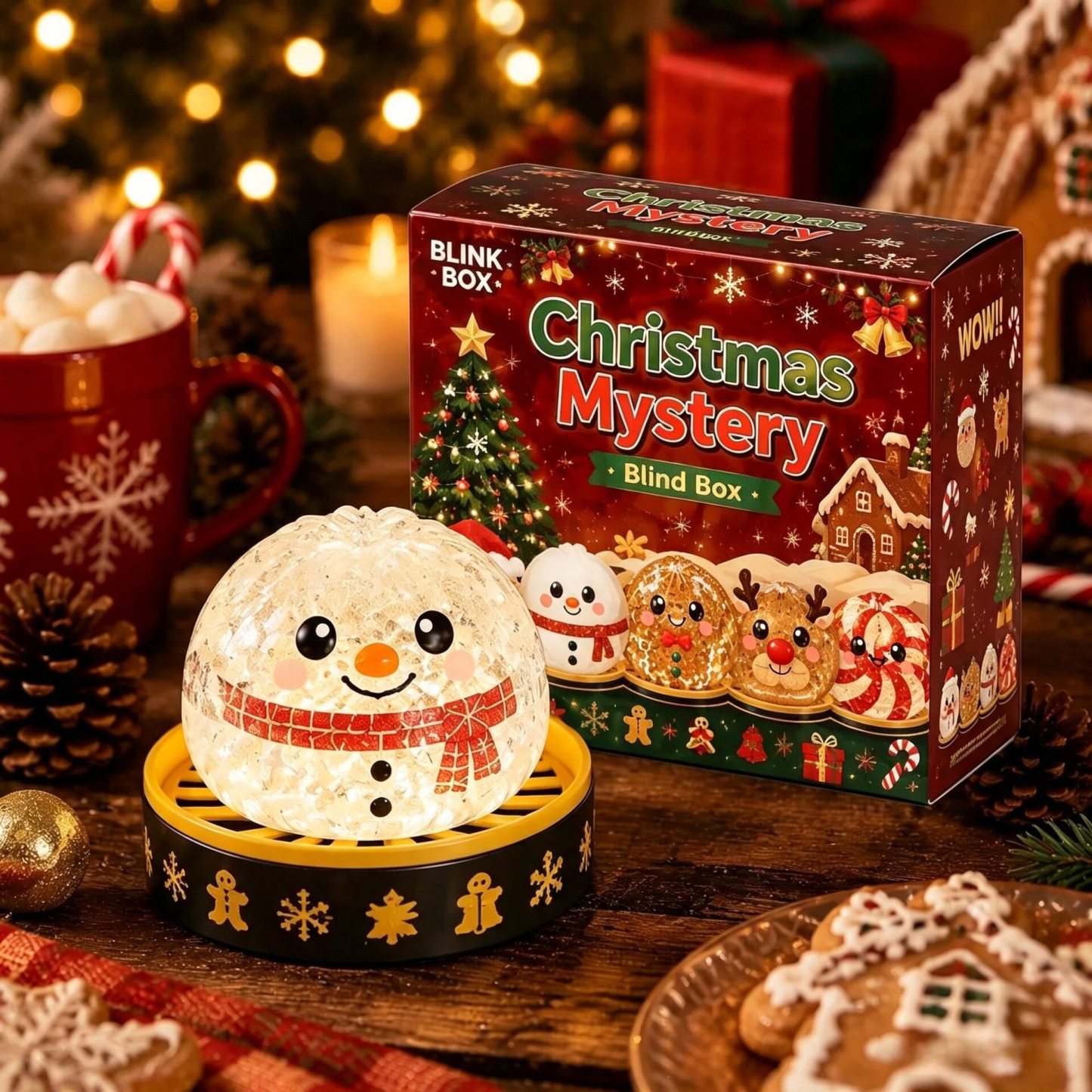 Christmas Dumpling Squeeze Toy, Christmas dumpling squeezing soft cute toy,Holiday Gifts & Party Decor - MyPhotoSocksAu