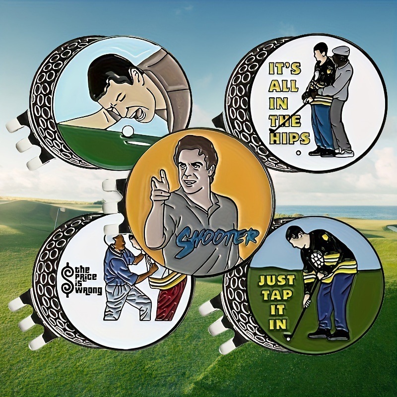 Golf Ball Marker and Magnetic Hat Clip - Premium Golf Accessories | Enhance Your Golfing Experience with Precision Stamp Markers and Alignment Tools