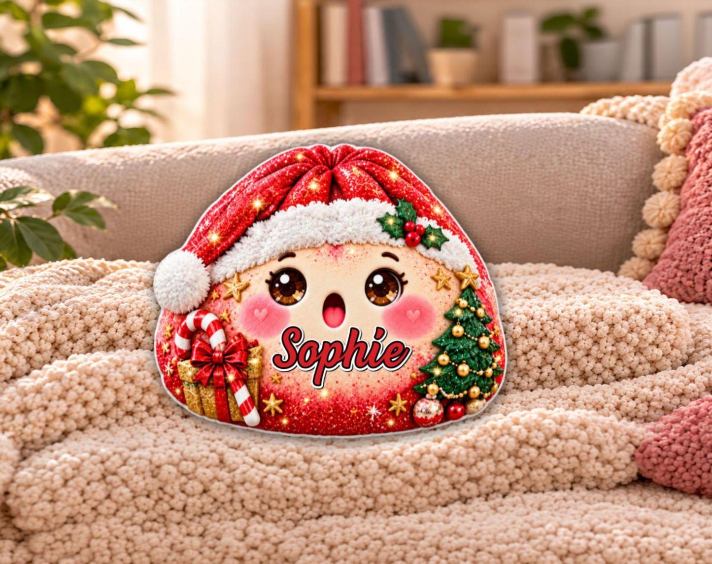 Custom Dumpling Squishy Pillow, Christmas Birthday Gift For Kids • Cutie Wishes - Personalized Shaped Pillow - MyPhotoSocksAu