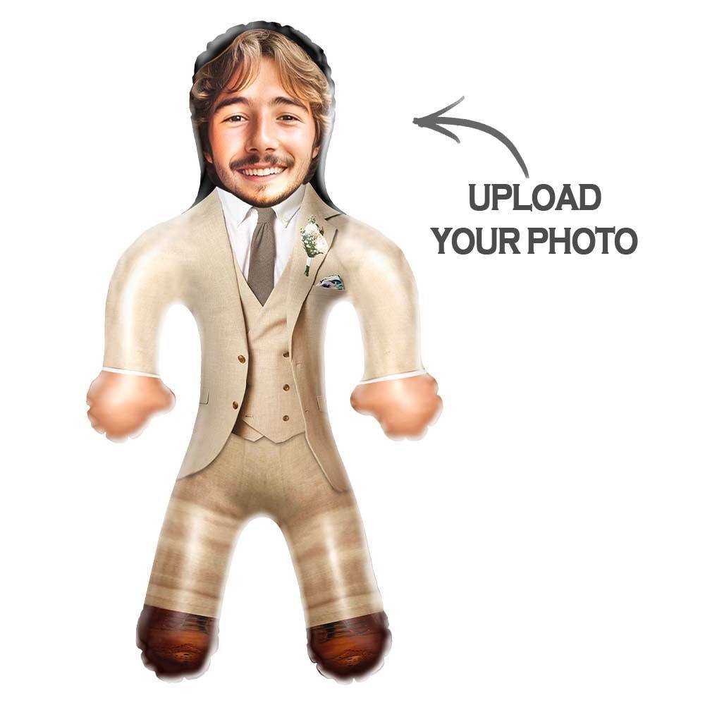 Personalized Groom Blow Up Dolls Inflatable Doll for Funny Wedding Gifts - MyPhotoSocksAu