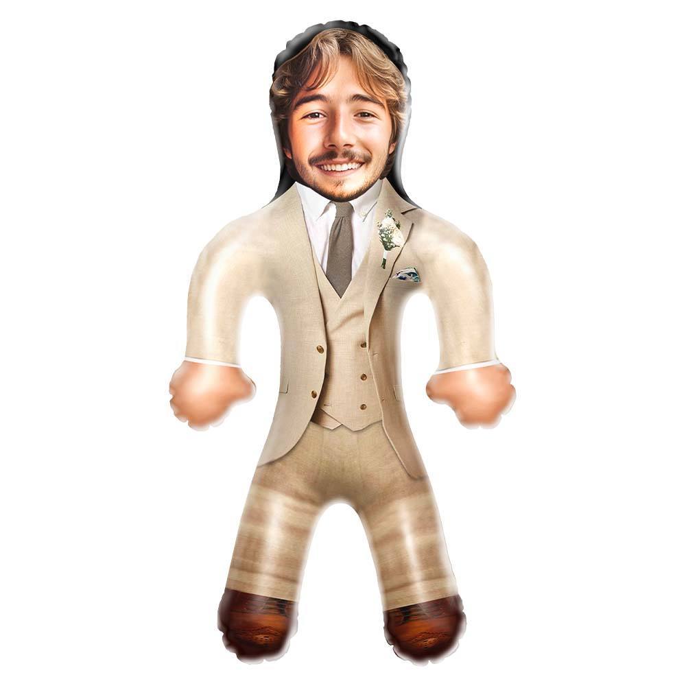Personalized Groom Blow Up Dolls Inflatable Doll for Funny Wedding Gifts - MyPhotoSocksAu