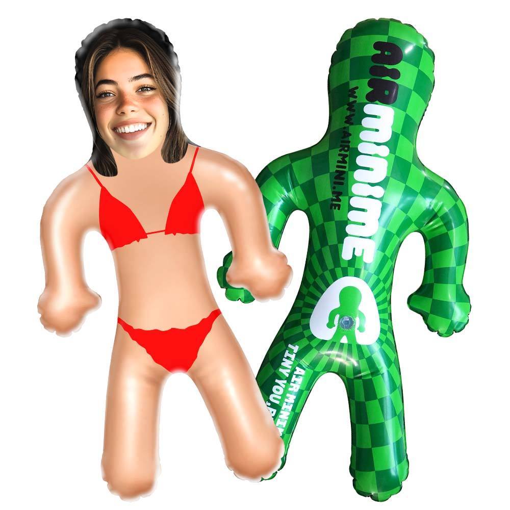 Personalized Bikini Blow Up Dolls Funny Inflatable Doll Party Favors Gifts for Her - MyPhotoSocksAu