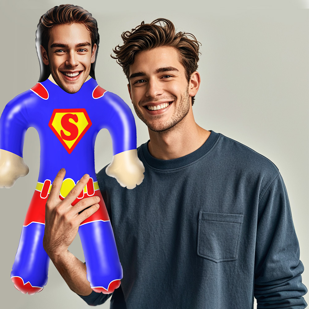 Custom Face Air Minime Doll Inflatable Minime Balloon Personalized Blow Up Dolls for Party - MyPhotoSocksAu
