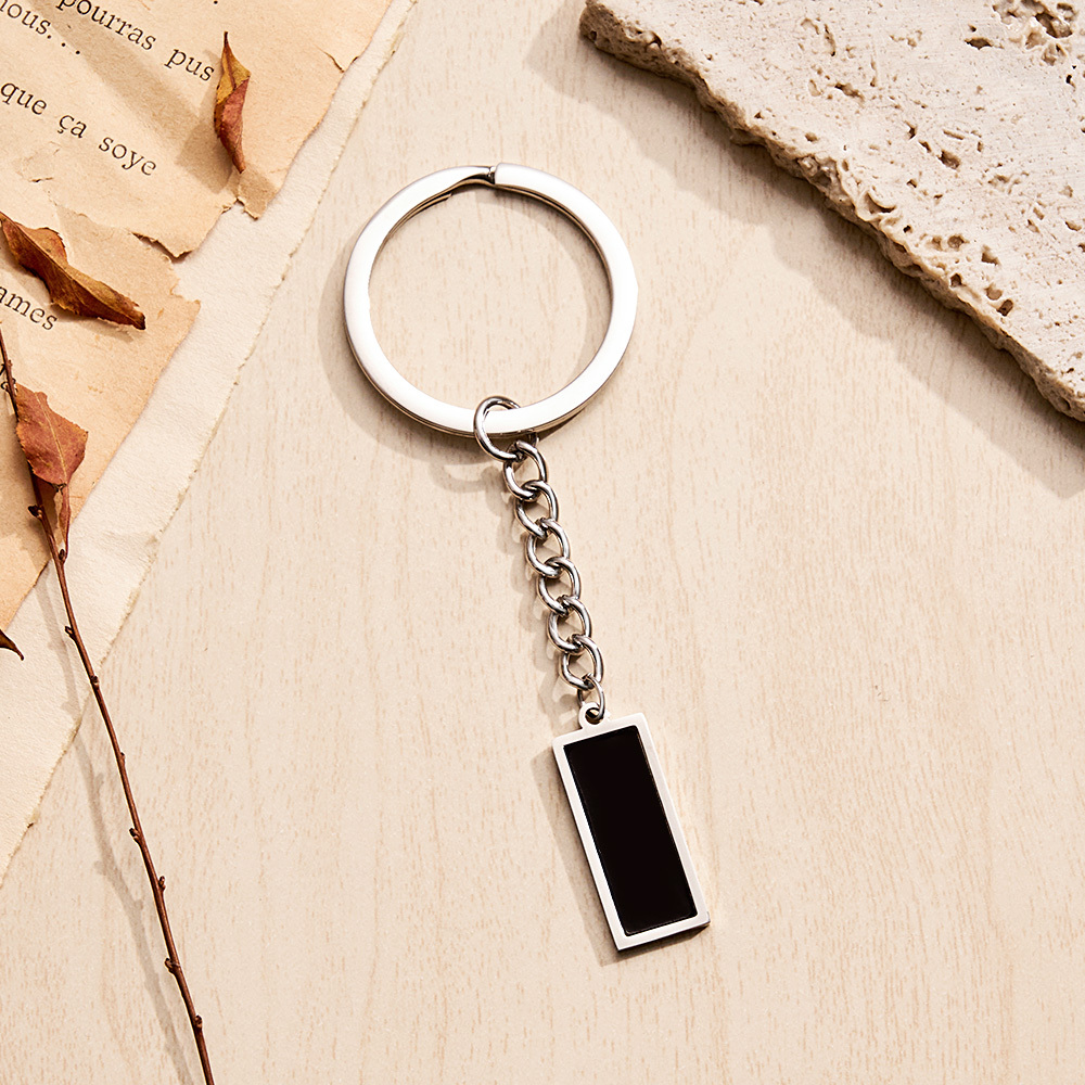 Personalized Photo Temperature-Sensitivel Color-Changing Magic Keychain Gift for Couple - MyPhotoSocksAu